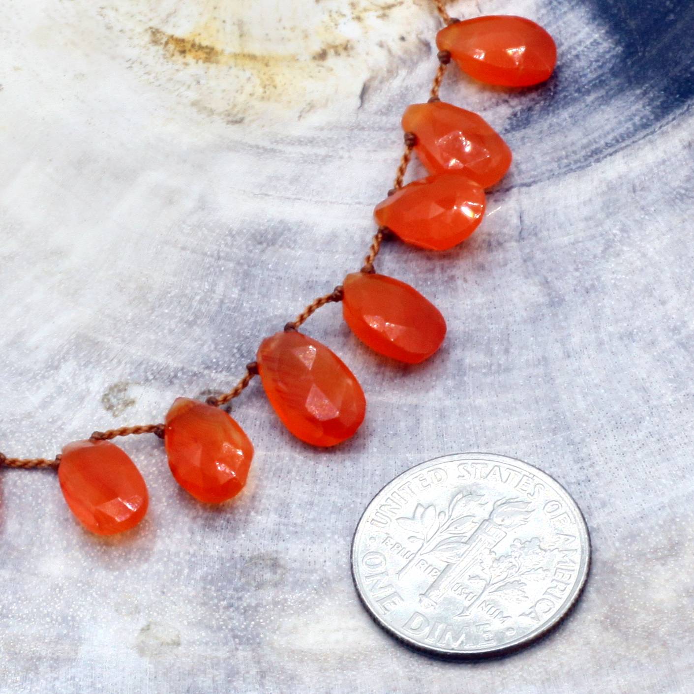 Japanese gold filled 5 strand hotsell carnelian necklace