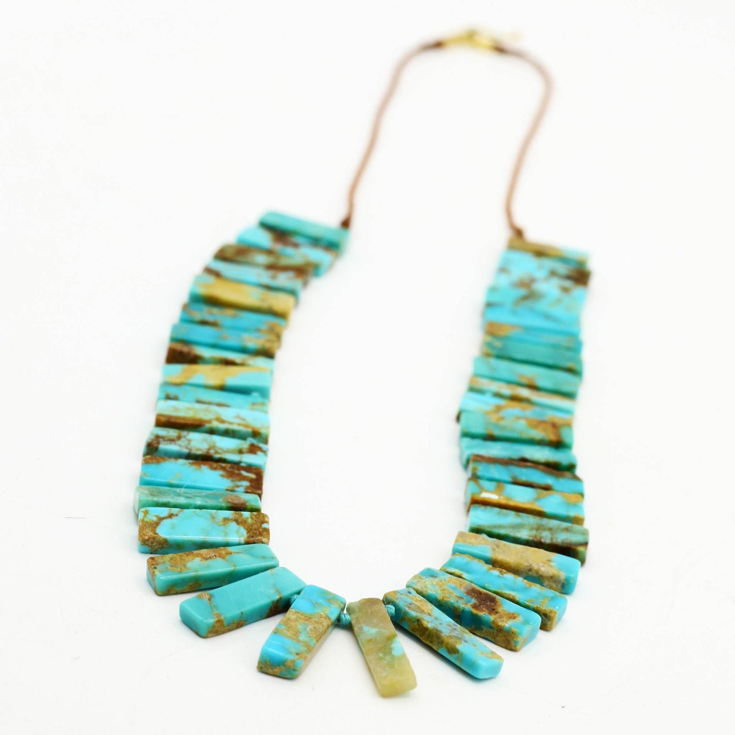 Lena Skadegard Jewels | Turquoise + 9k Gold Cleopatra Necklace | Firecracker