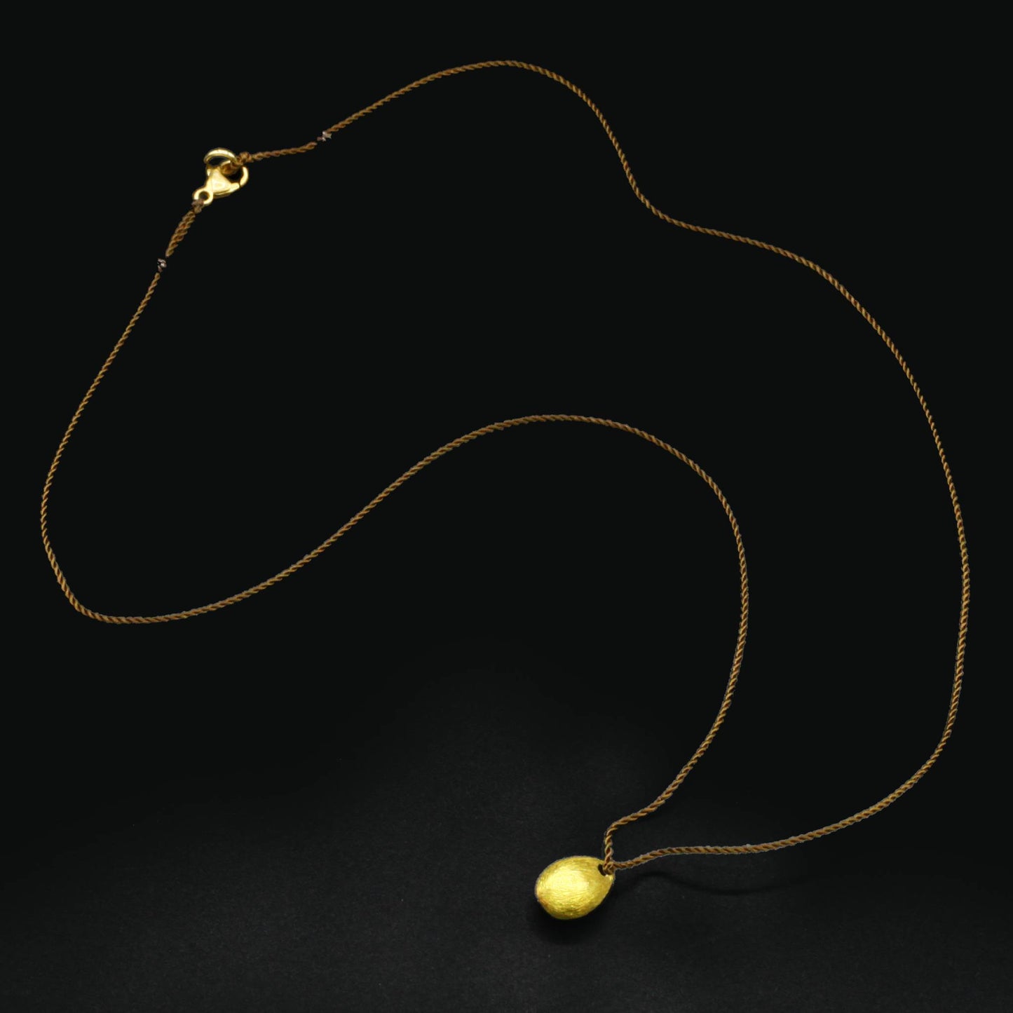 Margaret Solow Jewelry | 18k Gold Drop Necklace | Firecracker