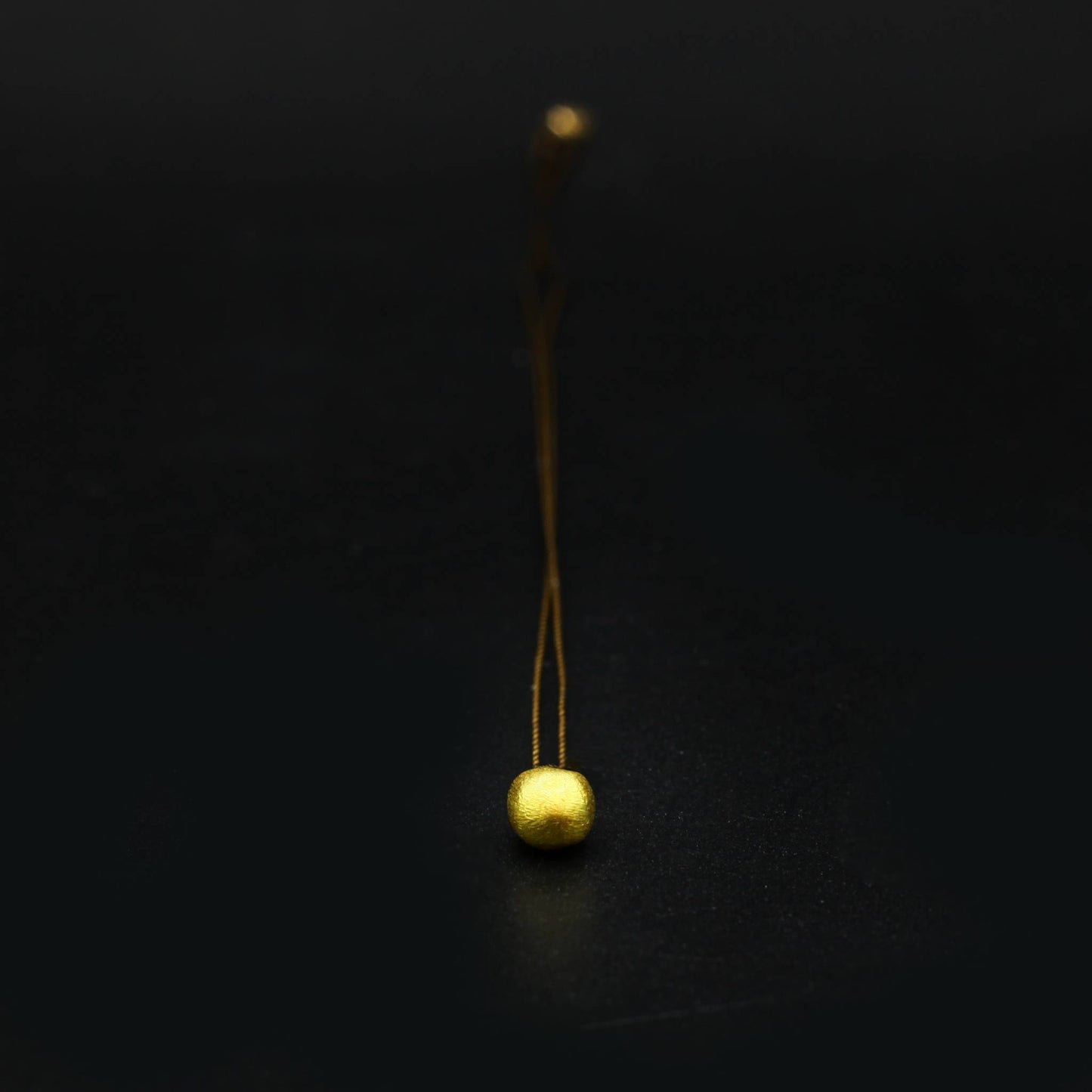 Margaret Solow Jewelry | 18k Gold Drop Necklace | Firecracker