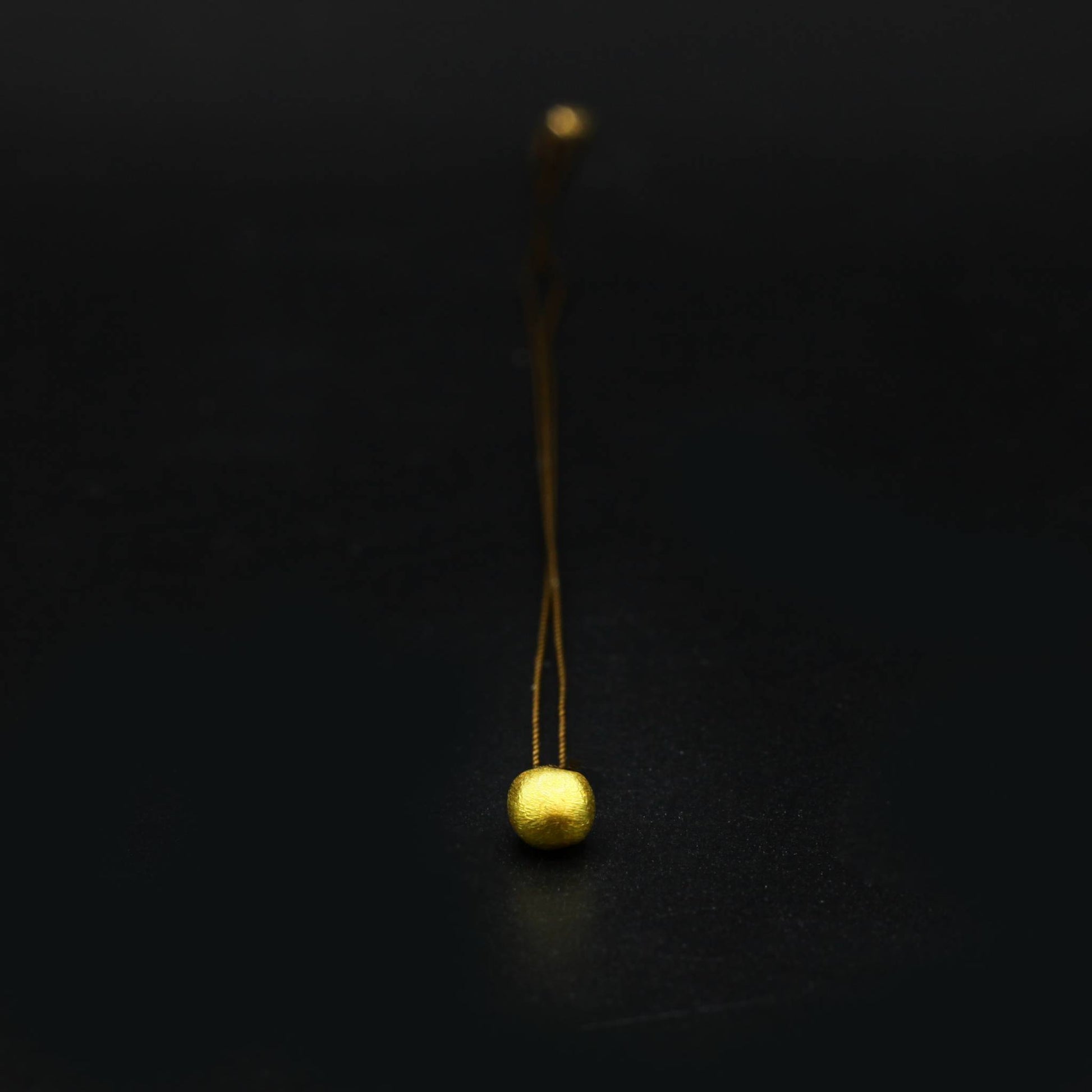 Margaret Solow Jewelry | 18k Gold Drop Necklace | Firecracker